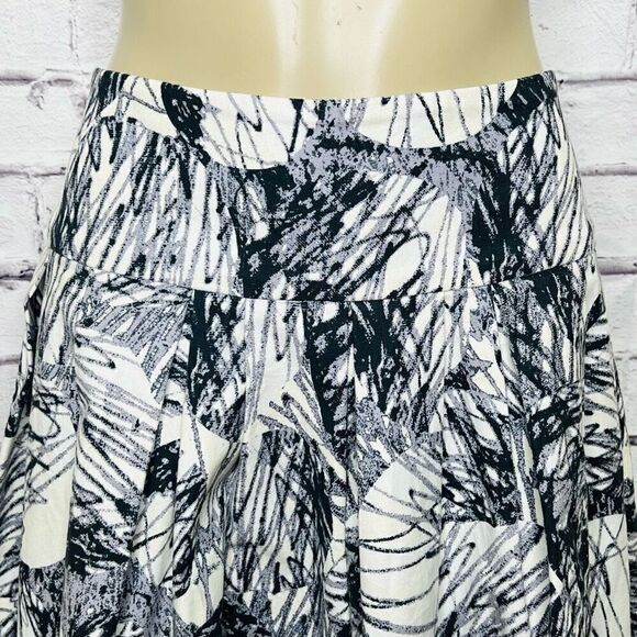 Lavender Label Womens Multicolor Abstract Allover Print A-Line Skirt Size 6 - Picture 2 of 6